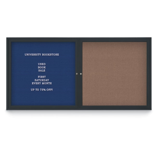 Corkboard, 72"x36", Buff/Satin